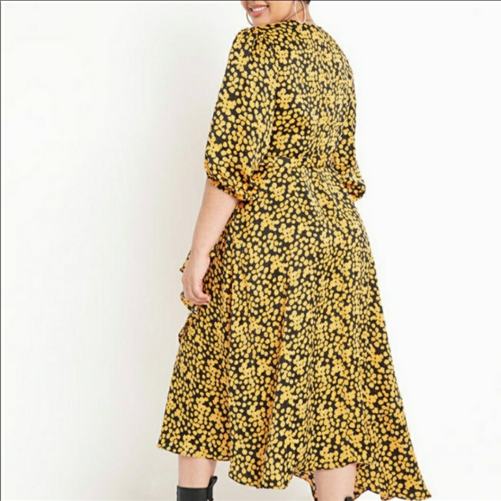 Eloquii wrap dress